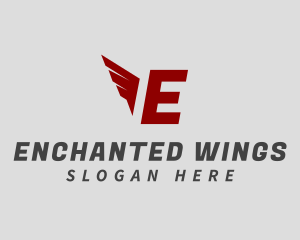 Logistics Wing Shipment logo design