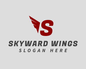 Logistics Wing Shipment logo design