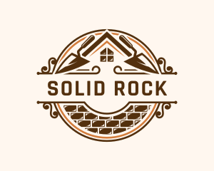 House Concrete Masonry logo design