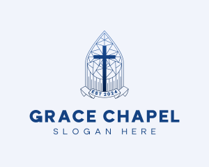 Cross Chapel Worship logo design