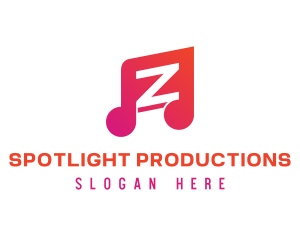DJ Music Letter Z logo