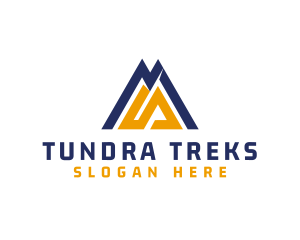 Outdoor Mountain Peak logo design