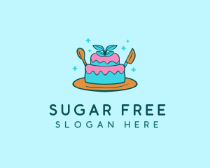 Cute Cake Pastry logo design