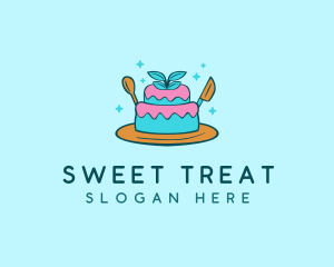 Cute Cake Pastry logo design