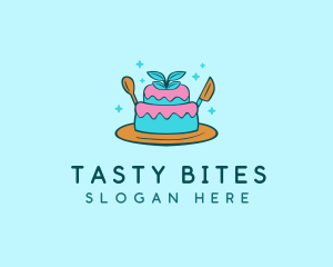 Cute Cake Pastry logo design