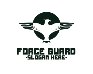 Eagle Force Wings logo design