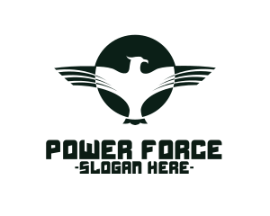 Eagle Force Wings logo design