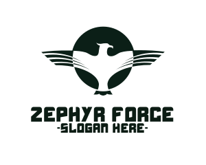 Eagle Force Wings logo design