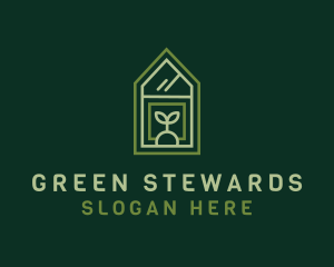 Green House Plant logo design