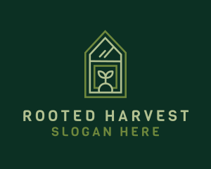 Green House Plant logo design