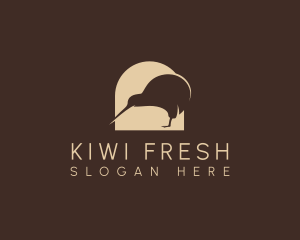 Kiwi Bird Animal logo