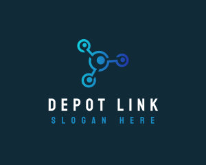 Tech Link Network logo design