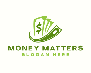 Money Dollar Bill logo design