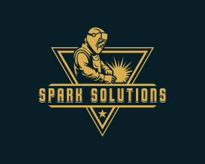 Metalworks Welder Welding logo design