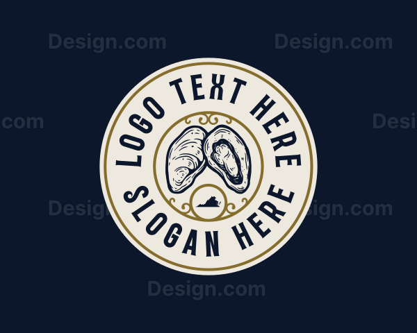 Oyster Seafood Virginia Logo