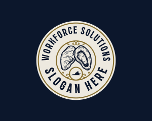 Oyster Seafood Virginia Logo