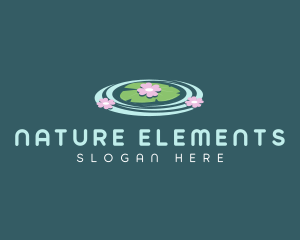 Lotus Pond Nature logo design