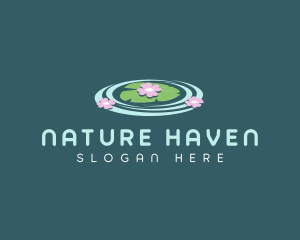 Lotus Pond Nature logo design