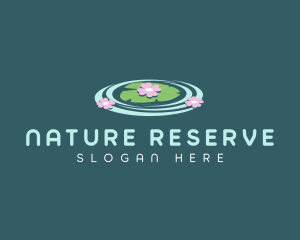 Lotus Pond Nature logo design