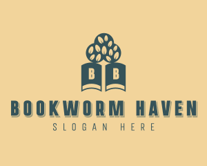 Natural Book Tree logo design