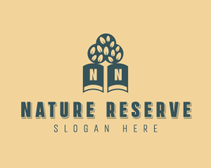 Natural Book Tree logo design