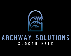 Water Waves Archway logo design