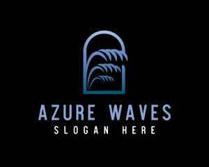 Water Waves Archway logo design