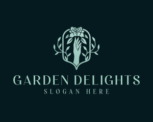 Floral Event Gardening logo design