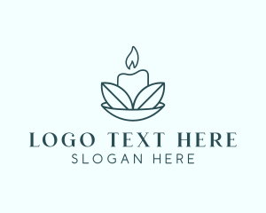 Candle Leaf Spa  logo