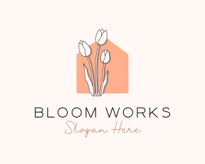 Tulip Flower Boutique logo design