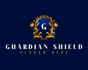 Luxury Royal Shield logo design