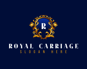 Luxury Royal Shield logo design