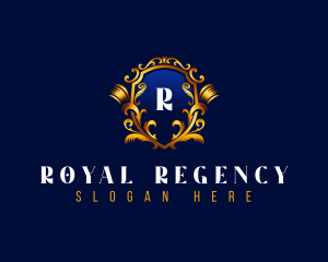 Luxury Royal Shield logo design