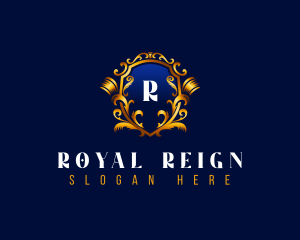 Luxury Royal Shield logo design