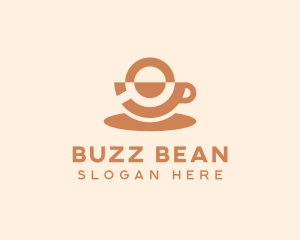 Coffee Mug Magnifying Glass logo design