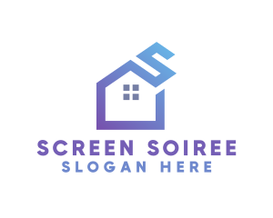 Letter S House logo design