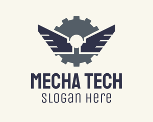 Mechanical Gear Wings logo