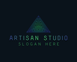 Pyramid Studio Agency logo design