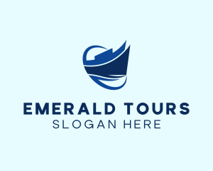 Ship Tour Travel logo design