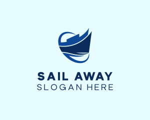 Ship Tour Travel logo design