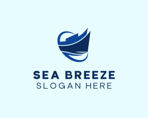 Ship Tour Travel logo design