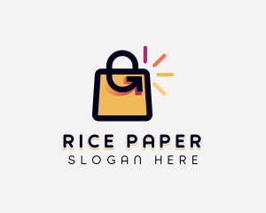 Ecommerce Shopping Bag logo design