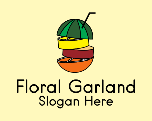 Tropical Fruit Juice  Logo