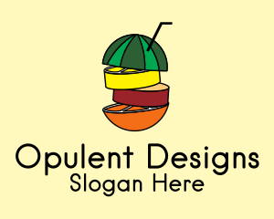 Tropical Fruit Juice  Logo