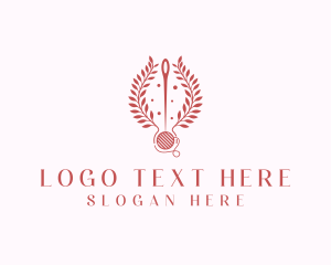 Sewing Thread Wreath  logo