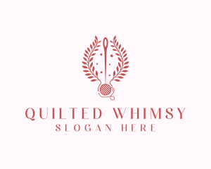 Sewing Thread Wreath  logo