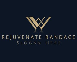 Luxury Elegant Hotel Letter W Logo