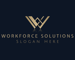 Luxury Elegant Hotel Letter W logo design