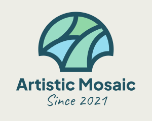 Mosaic Shell Ornament  logo