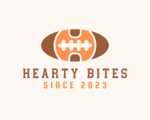 American Football Letter H logo design